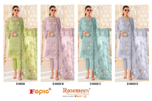 D 60028 Fepic Georgette Pakistani Salwar Suits