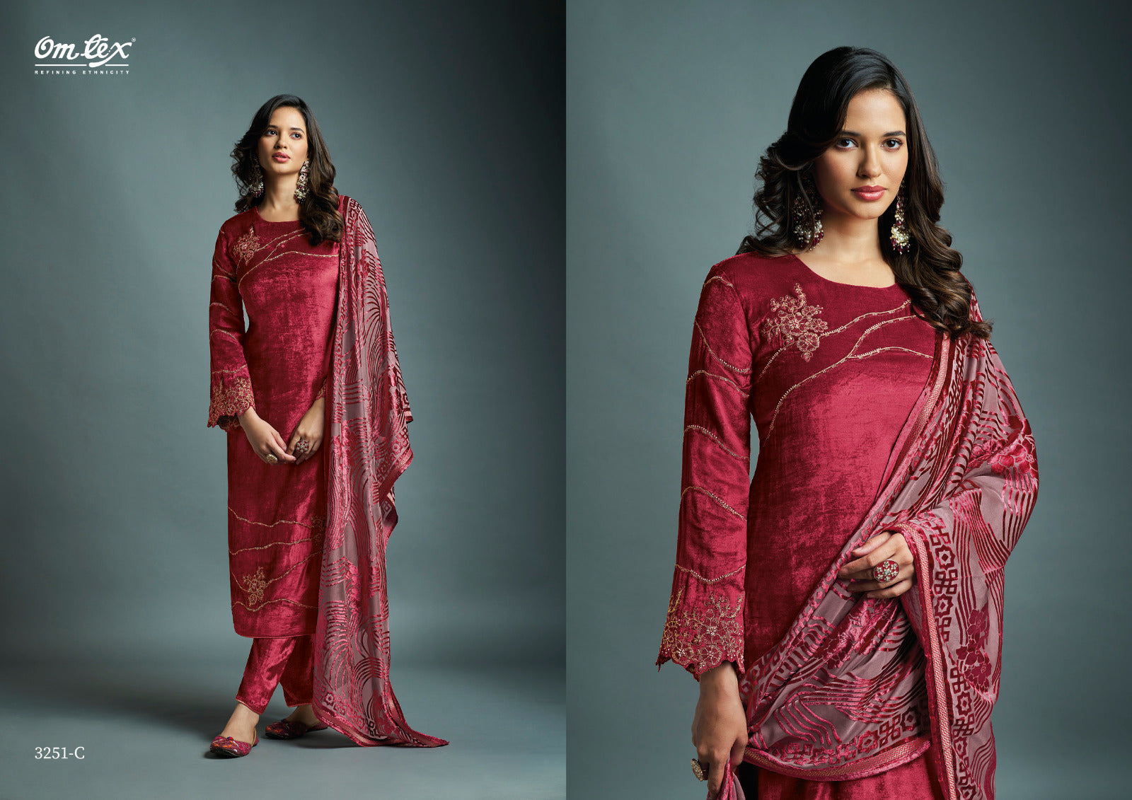 Daira Omtex Velvet Suits