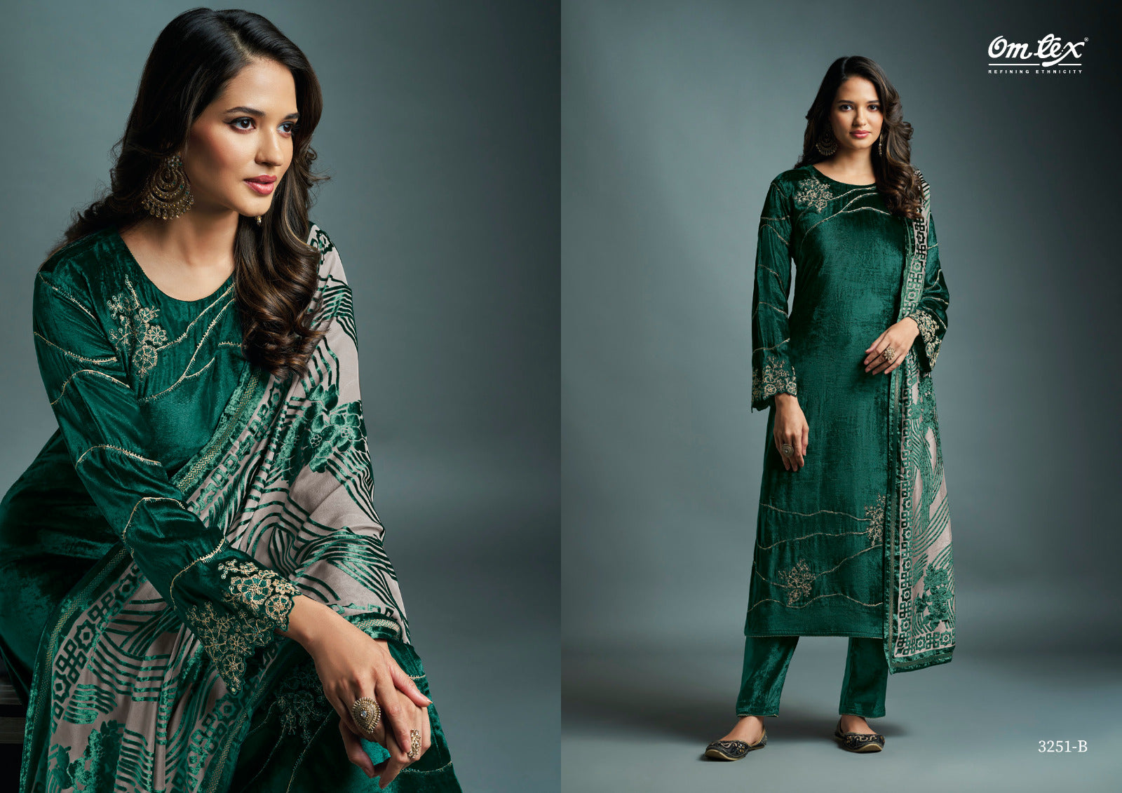 Daira Omtex Velvet Suits