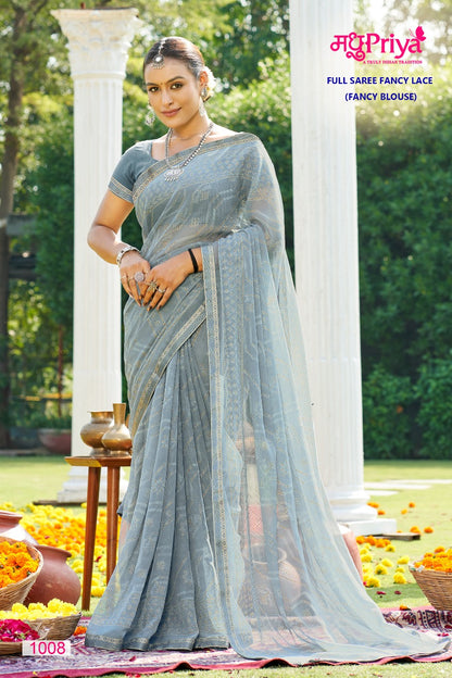 Dairy Milk-2 Madhupriya Chiffon Sarees
