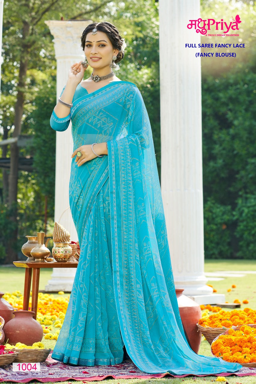 Dairy Milk-2 Madhupriya Chiffon Sarees