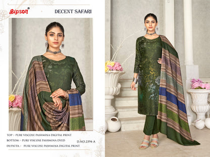 Decent Safari-2394 Bipson Prints Viscose Pashmina Suits