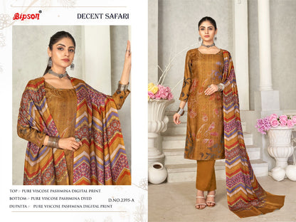 Decent Safari-2395 Bipson Prints Viscose Pashmina Suits