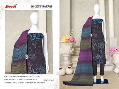 Decent Safari-2396 Bipson Prints Viscose Pashmina Suits