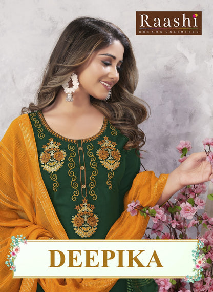 Deepika Raashi Rayon Readymade Skirt Style Suits