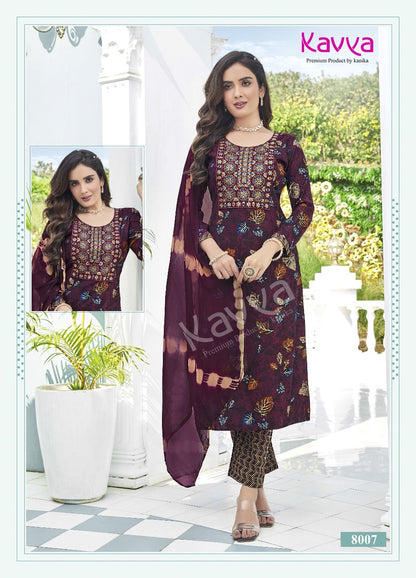 Deepika Vol-8 Kavya Cotton Readymade Pant Style Suits