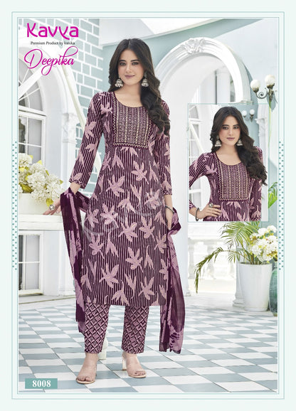 Deepika Vol-8 Kavya Cotton Readymade Pant Style Suits