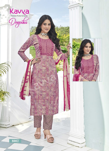 Deepika Vol-8 Kavya Cotton Readymade Pant Style Suits