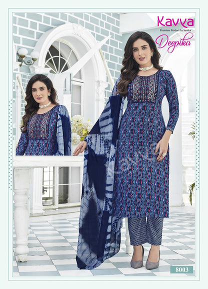 Deepika Vol-8 Kavya Cotton Readymade Pant Style Suits