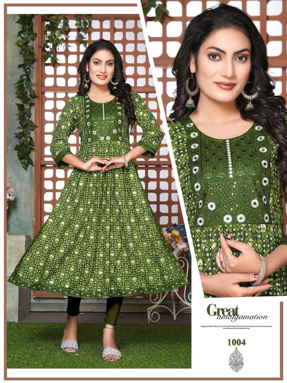 Deepika Vol 1 Kavinay Reyon Naira Cut Kurtis