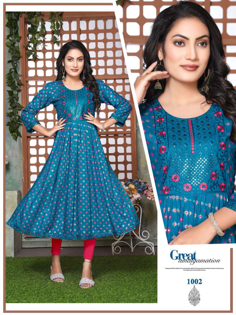 Deepika Vol 1 Kavinay Reyon Naira Cut Kurtis