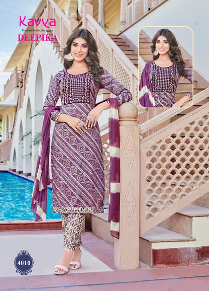 Deepika Vol 4 Kavya Rayon Readymade Pant Style Suits