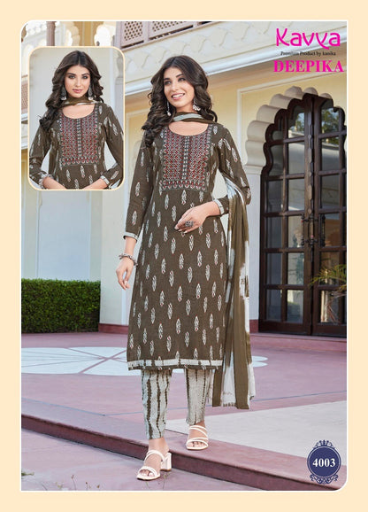 Deepika Vol 4 Kavya Rayon Readymade Pant Style Suits
