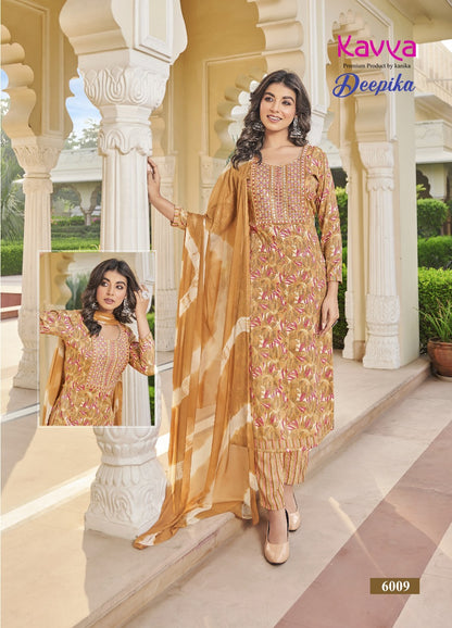 Deepika Vol-6 Kavya Rayon Readymade Pant Style Suits