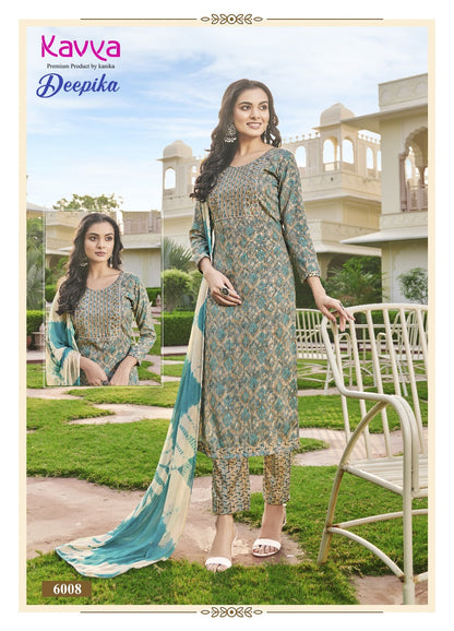 Deepika Vol-6 Kavya Rayon Readymade Pant Style Suits