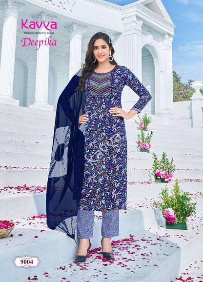 Deepika Vol 9 Kavya Rayon Readymade Pant Style Suits
