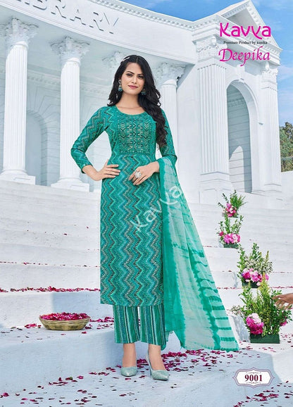 Deepika Vol 9 Kavya Rayon Readymade Pant Style Suits