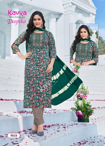 Deepika Vol 9 Kavya Rayon Readymade Pant Style Suits
