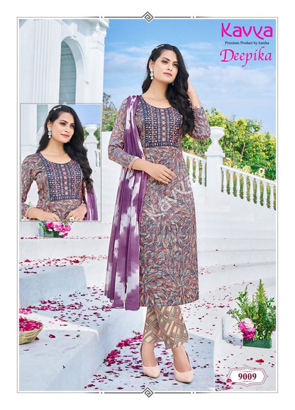 Deepika Vol 9 Kavya Rayon Readymade Pant Style Suits
