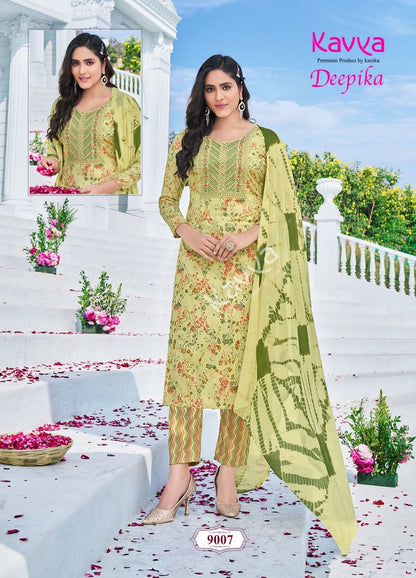 Deepika Vol 9 Kavya Rayon Readymade Pant Style Suits