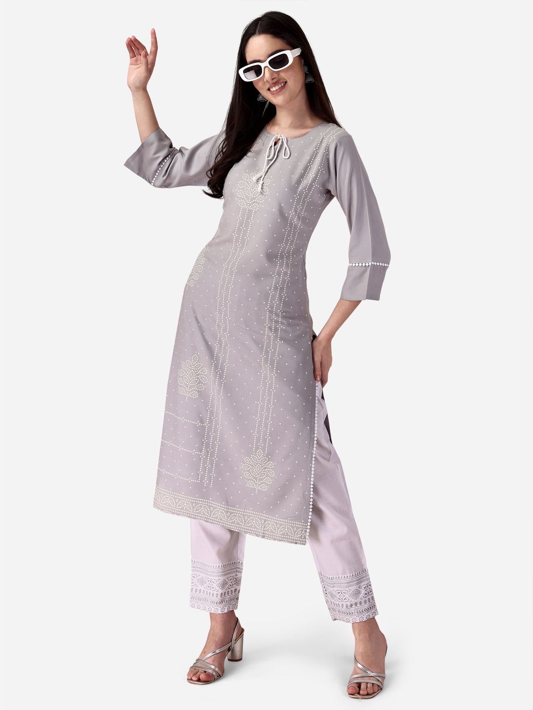 Deepkalaa Vol 2 Seamore Cotton Kurti Pant Set