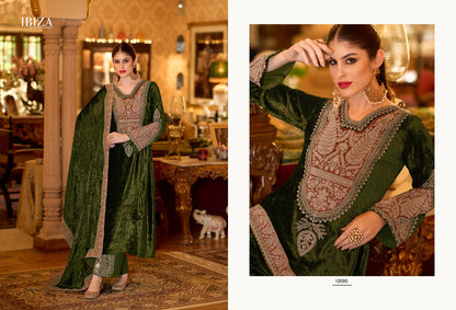 Delhi-6 Ibiza Viscose Velvet Suits