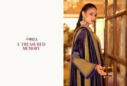 Delhi-6 Ibiza Viscose Velvet Suits