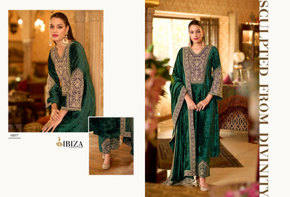 Delhi-6 Ibiza Viscose Velvet Suits