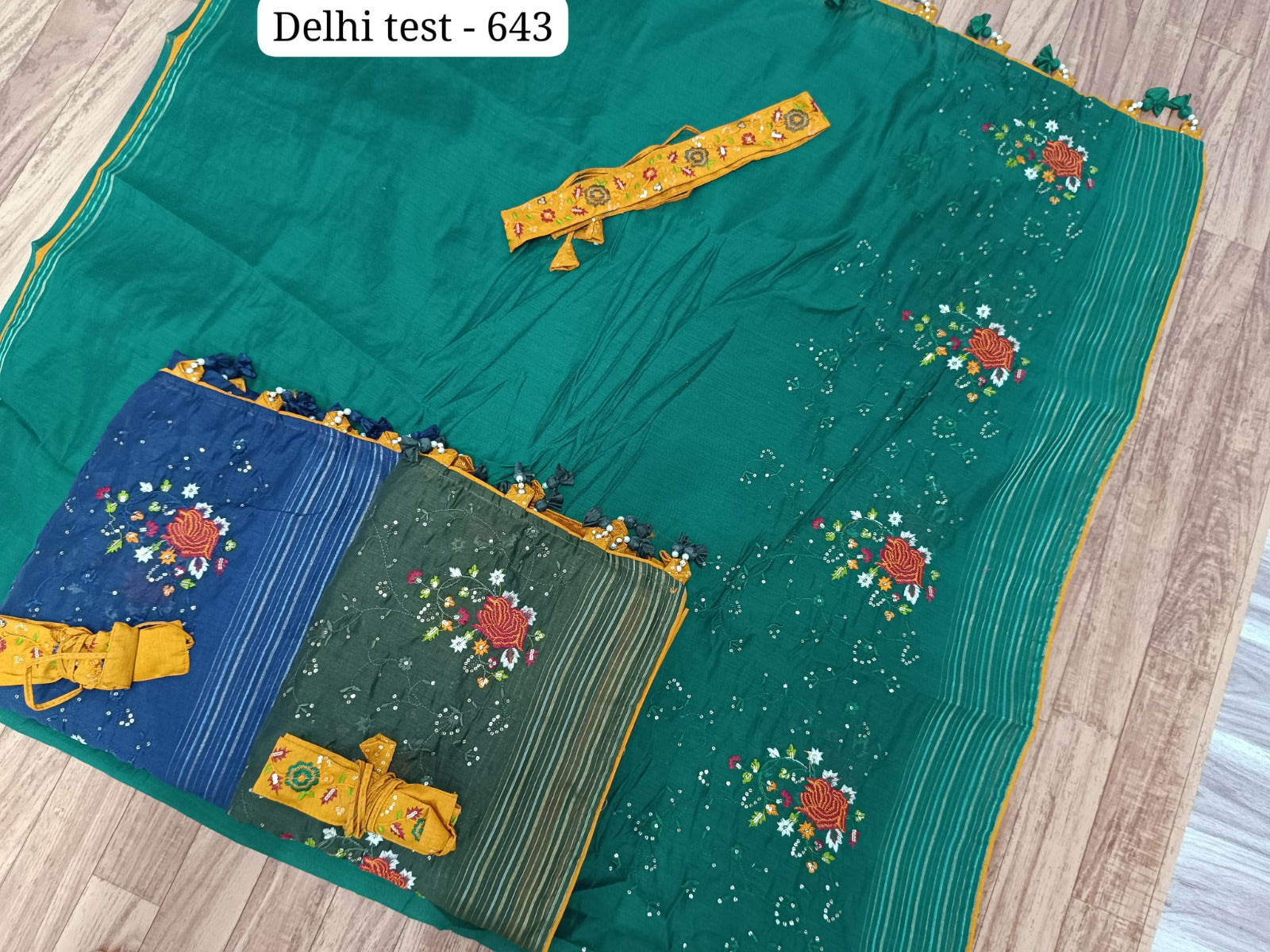 Delhi Test 643 Kalpveli Cotton Sarees