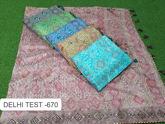 Delhi Test 670 Kalpveli Dola Sarees