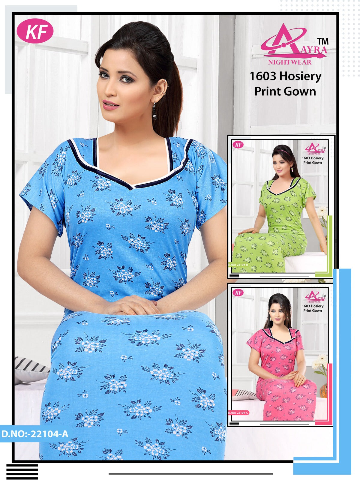 Design-11 Aayra Night Gowns