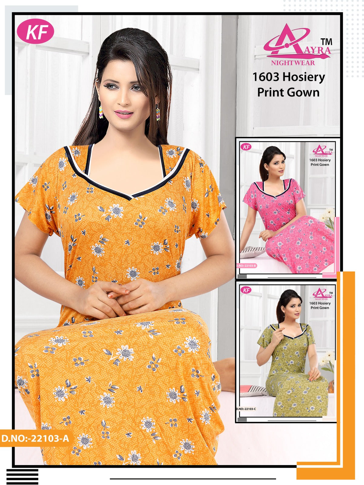 Design-11 Aayra Night Gowns