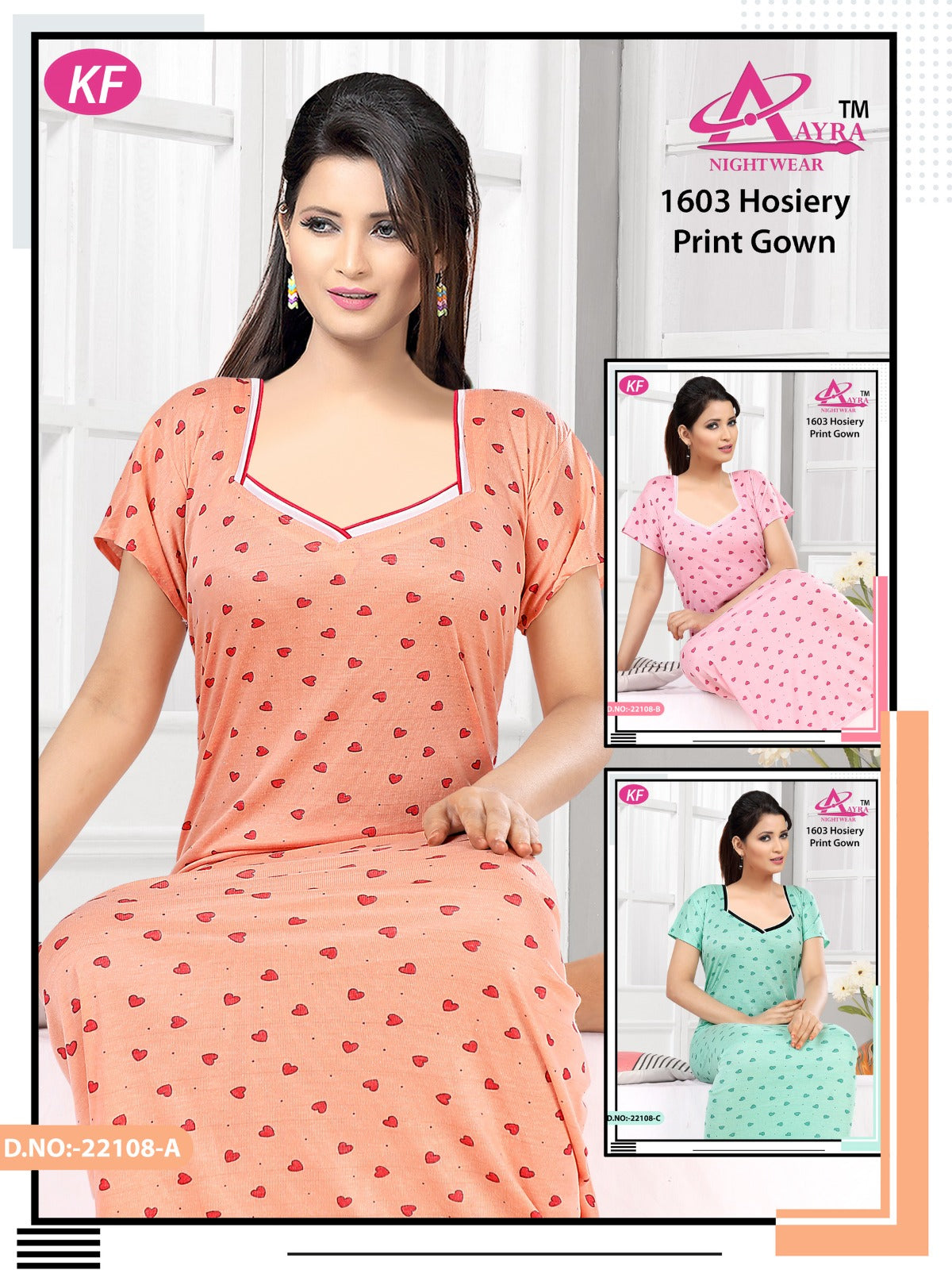 Design-11 Aayra Night Gowns