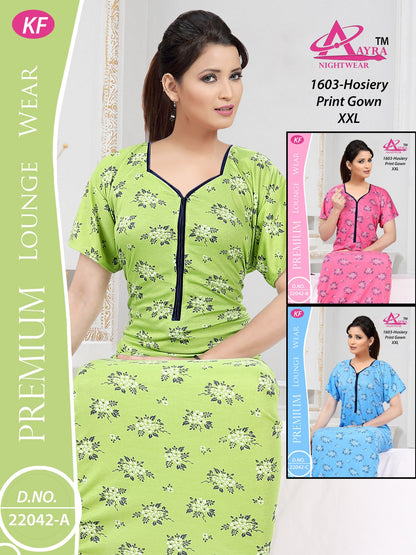 Design-12 Aayra Night Gowns