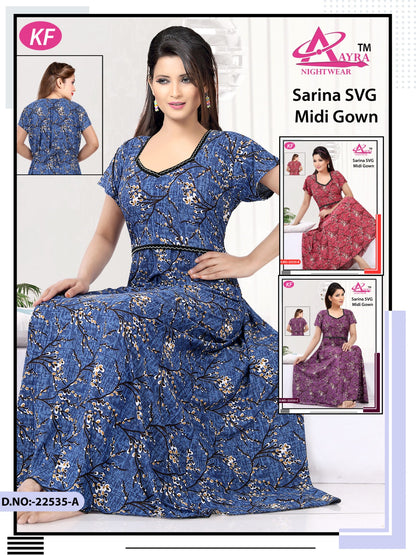 Design-1 Aayra Sarina Night Gowns