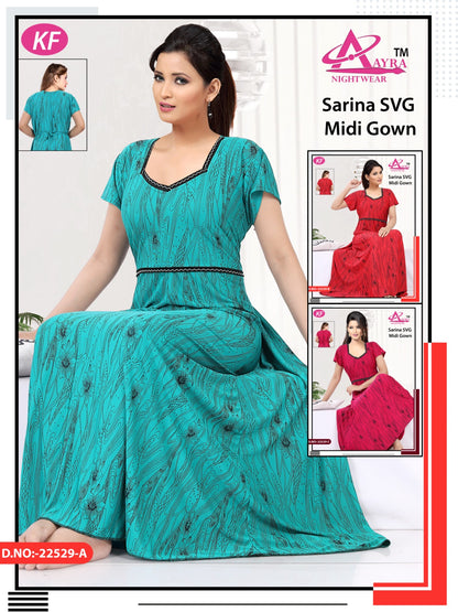 Design-1 Aayra Sarina Night Gowns