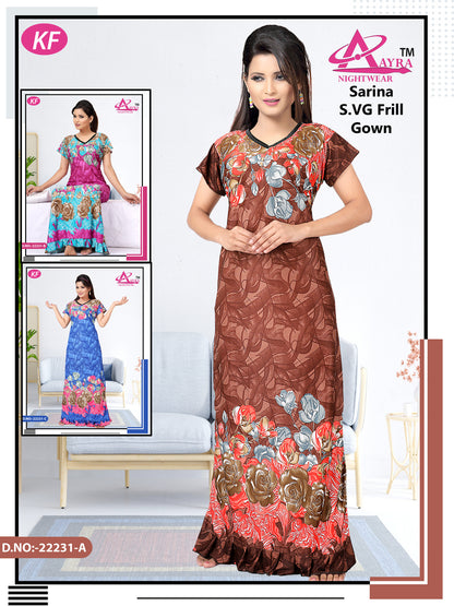 Design-2 Aayra Sarina Night Gowns