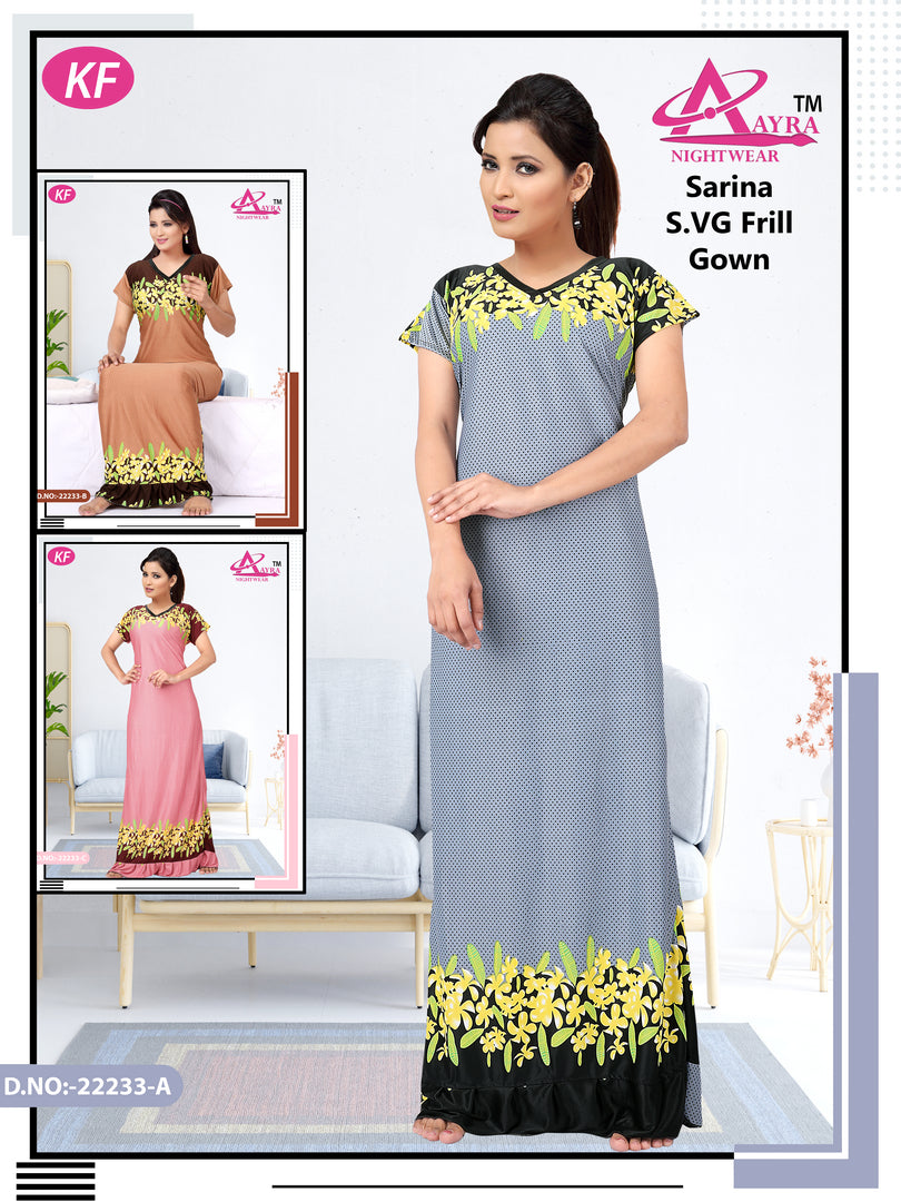 Design-2 Aayra Sarina Night Gowns