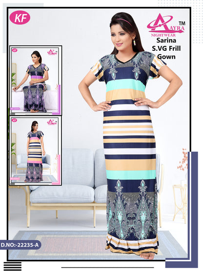 Design-2 Aayra Sarina Night Gowns