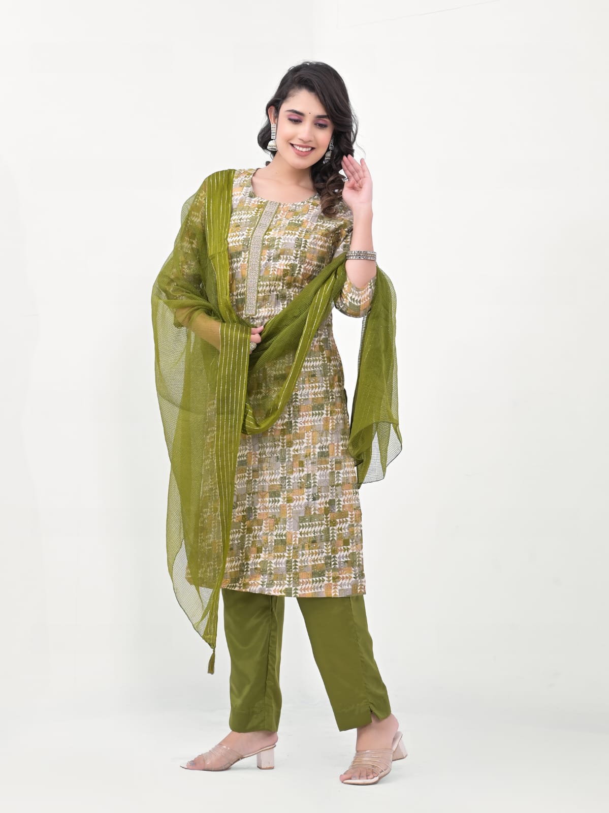 Design-2 Label Khoj Readymade Pant Style Suits