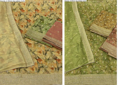 Design-4 Shree Jee Organza Salwar Suits