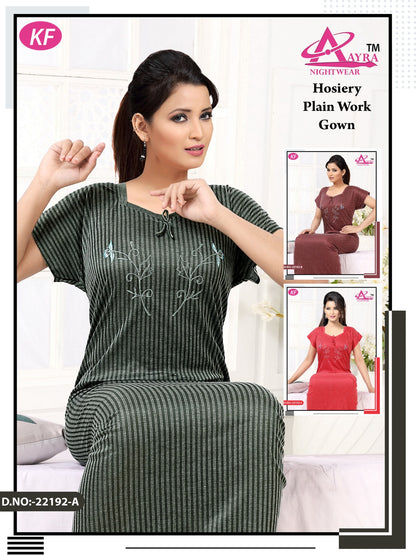 Design-6 Aayra Hosiery Night Gowns