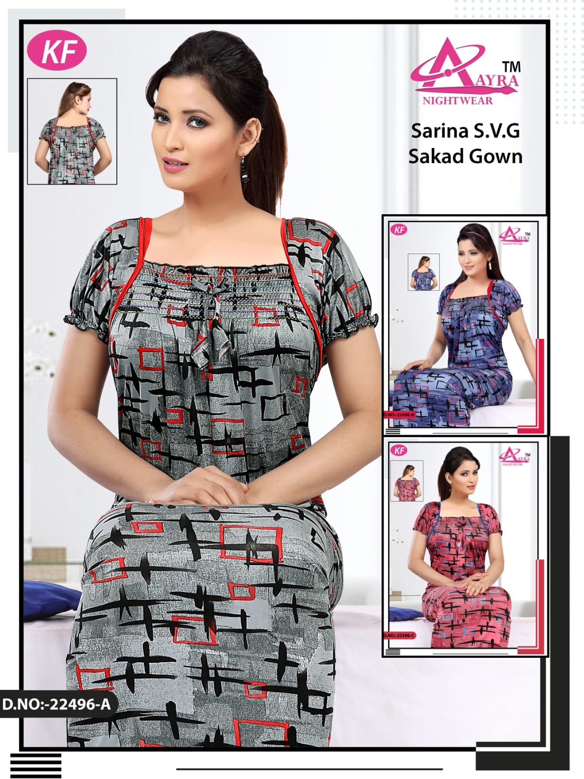 Design-9 Aayra Night Gowns