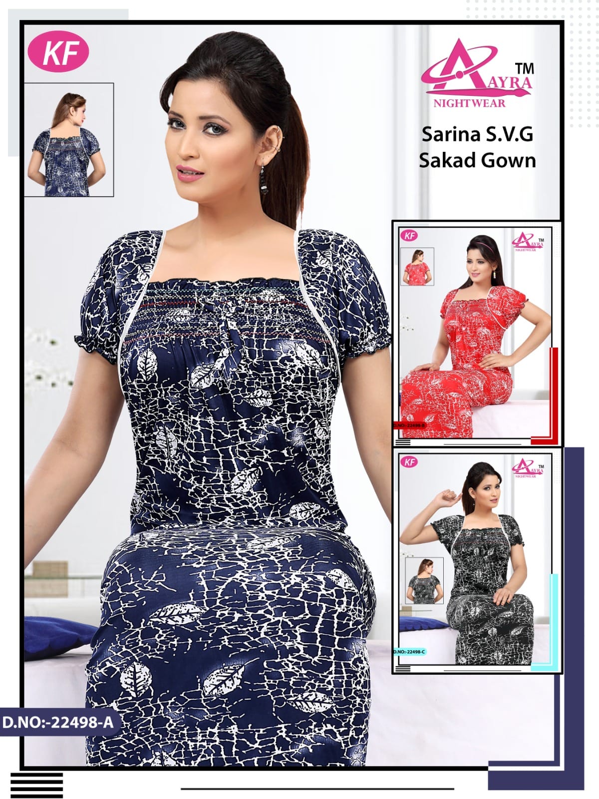 Design-9 Aayra Night Gowns