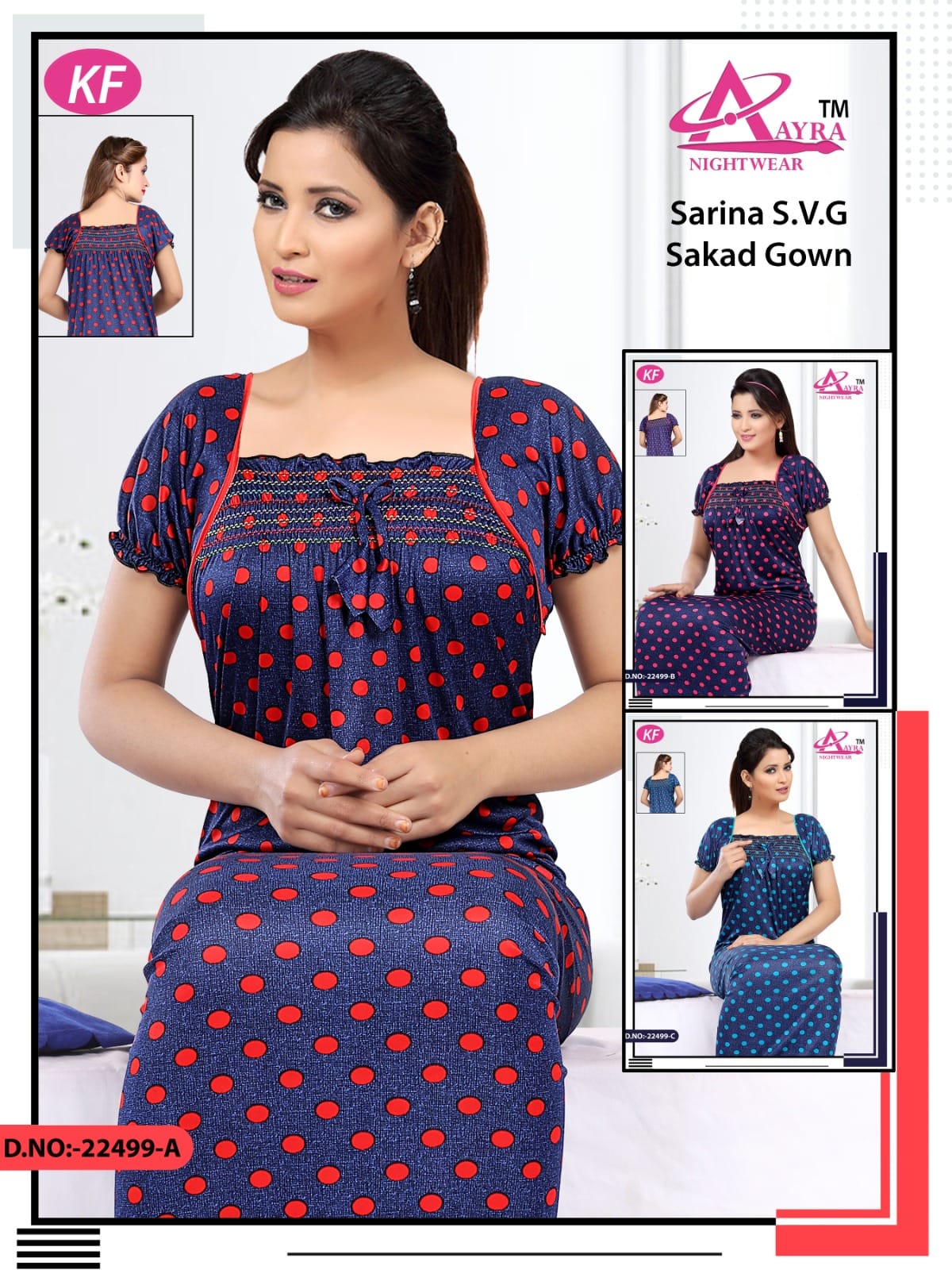 Design-9 Aayra Night Gowns