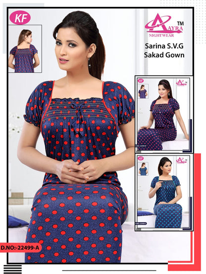 Design-9 Aayra Night Gowns