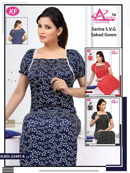 Design-9 Aayra Night Gowns