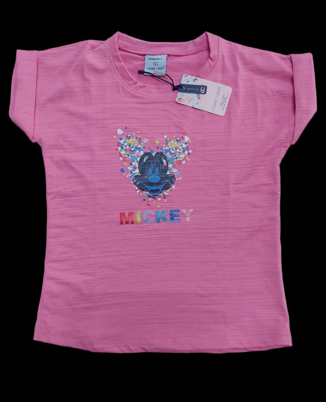 Design 1. Classic Candy Lycra Girls Tshirt