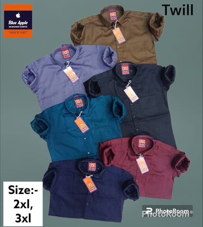 Design 21 Blue Apple Mens Shirts