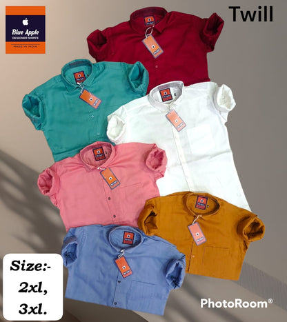 Design 21 Blue Apple Mens Shirts